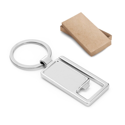 [93368-107] RINGBOLT. Chaveiro em metal com abridor de garrafas