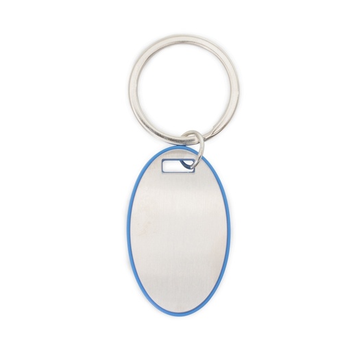 [X130893] CHAVEIRO OVAL PLASTICO/METAL