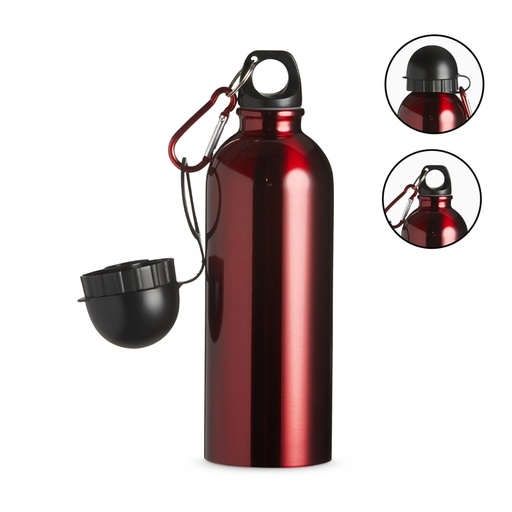 [X068969] SQUEEZE INOX 500ML C/ BICO E MOSQUETÃO