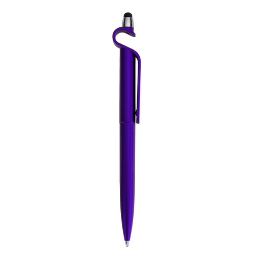 [X112100] CANETA PLASTICA C/ SUPORTE E TOUCH