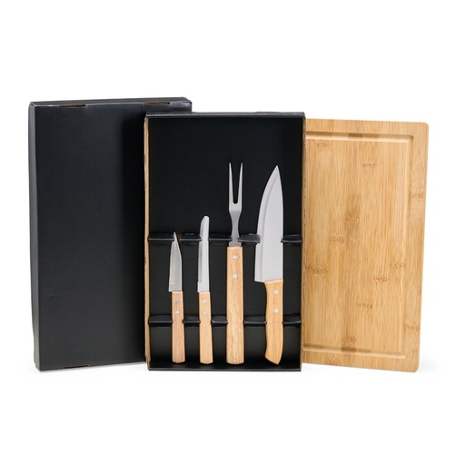 [X182710] KIT CHURRASCO 5 PEÇAS