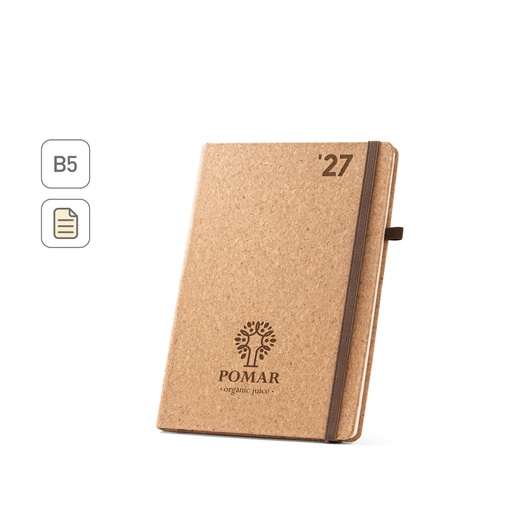 [66094-160] POMAR B5. Agenda em cortiça