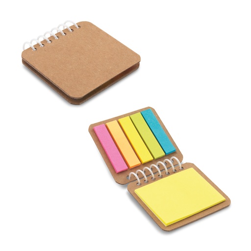 [93718-160] PETER. 6 blocos adesivados com capa em papel kraft