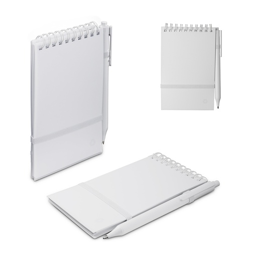 [BL028] Mini Caderno A6 Capa em PP com caneta