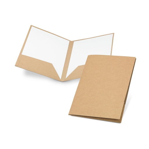[93463-160] PUZO. Pasta porta-documentos A4 em papel 100% reciclado (400 g/m²)