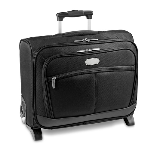 [92129-103] MOURA. Mala de viagem para notebook (15'6") em c. sintético e 1680D com caixa rígida e 2 rodas (20 L)