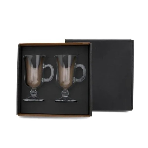 [VI-00822] JOGO DE CANECAS PARA CAFÉ - 2 PÇS - 240ML