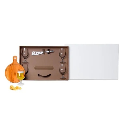 [KT-90121-BCO] KIT QUEIJO/CERVEJA - 6 PÇS