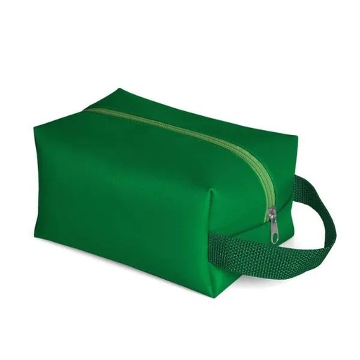 [MA-09755] NECESSAIRE C/ ALÇA EM MATERIAL SINTÉTICO - VERDE
