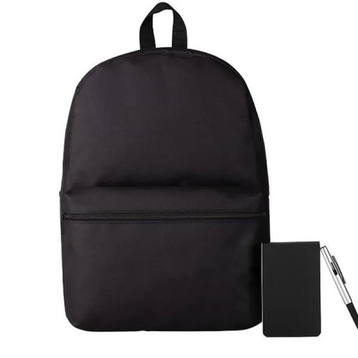 [KT-90260] CONJ. MOCHILA, BLOCO E CANETA - 3 PÇS
