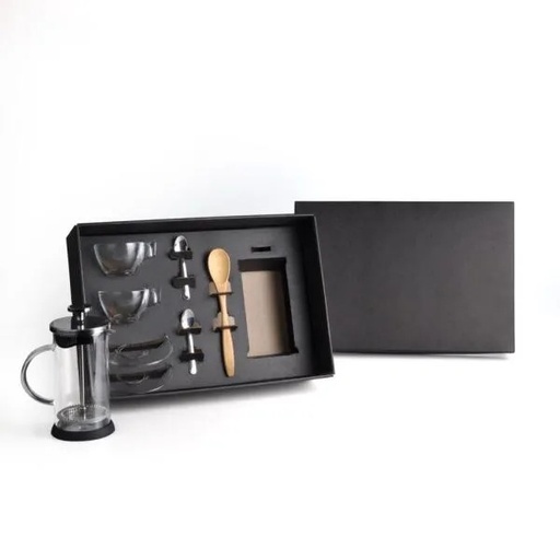 [KT-90280] KIT PARA CAFÉ COM PRENSA FRANCESA - 8 PÇS
