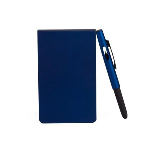 [LE-32733] BLOCO PARA ANOTAÇÕES COM CANETA - AZUL