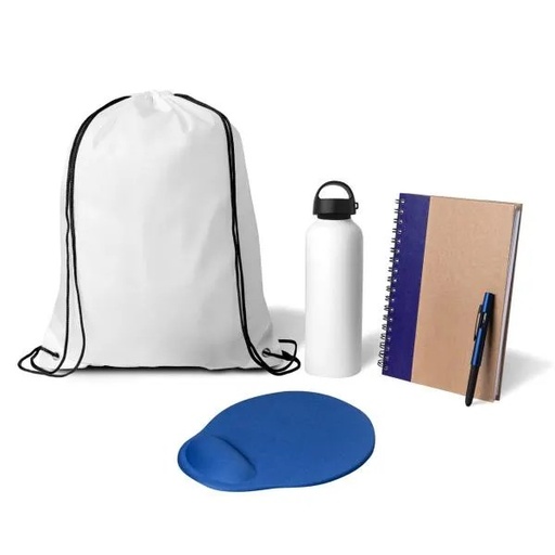[KT-90516] KIT BOAS VINDAS - 5 PÇS - BRANCO/AZUL