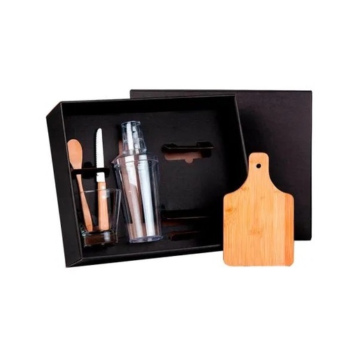 [KT-90175] KIT PARA CAIPIRINHA COM COQUETELEIRA - 5 PÇS