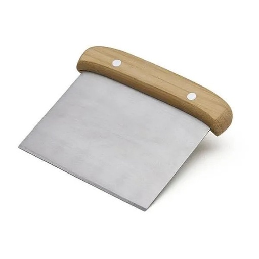 [UD-00203] ESPÁTULA MULTIUSO EM BAMBU / INOX - 13,5X11,5CM