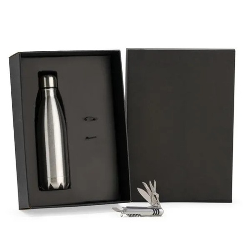 [KT-90468] KIT GARRAFA E CANIVETE 11 FUNÇÕES - 2 PÇS