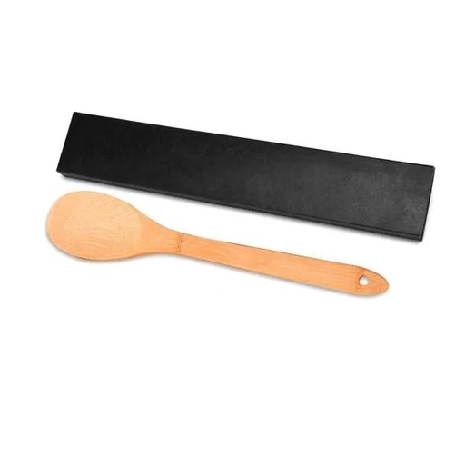 [UD-08303] COLHER EM BAMBU UTILITY COM EMBALAGEM - 30 CM