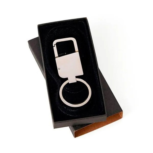 [CH-00590] CHAVEIRO EM METAL COM MOSQUETÃO