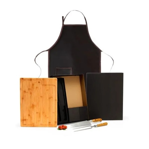 [KT-90504] KIT PREMIUM PARA CHURRASCO - 4 PÇS