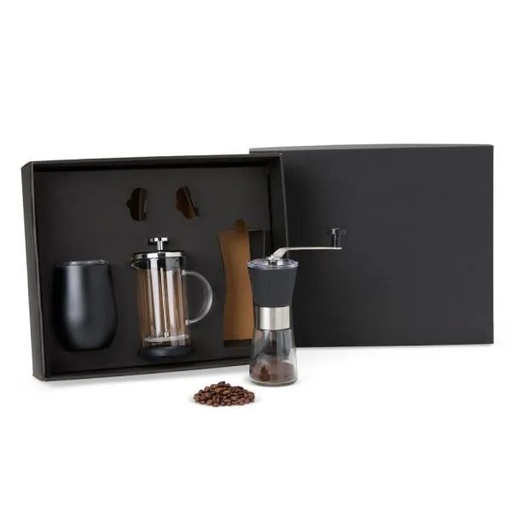 [KT-90403] KIT PARA CAFÉ COM COPO TÉRMICO - 3 PÇS