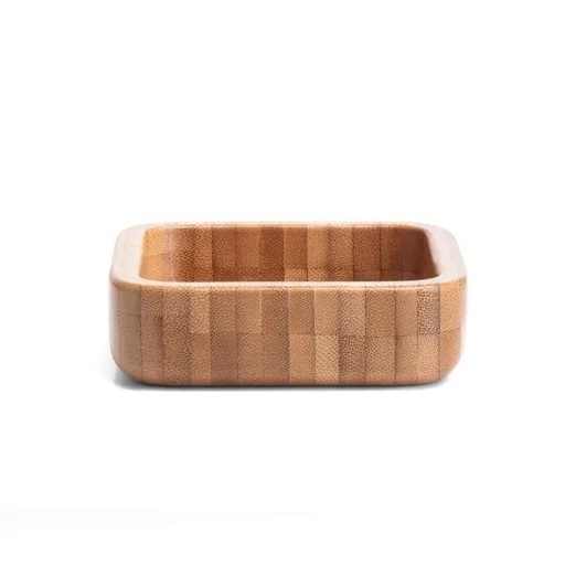 [RE-00703] CUMBUCA EM BAMBU QUADRADA DE 100ML
