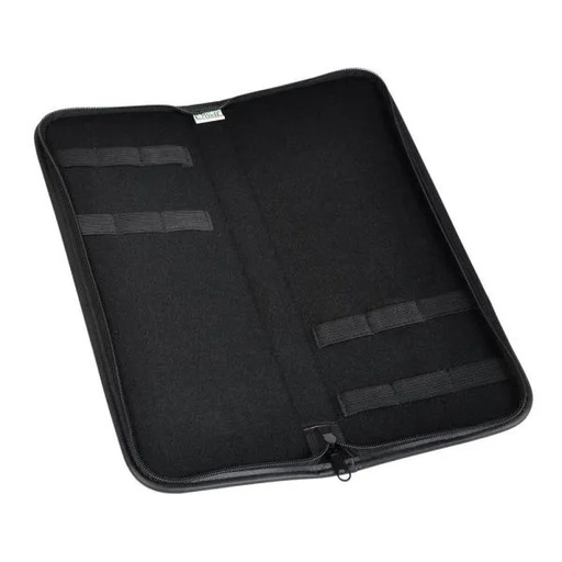 [EP-00141-900] ESTOJO EM MATERIAL SINTÉTICO PRETO PARA 6 PEÇAS