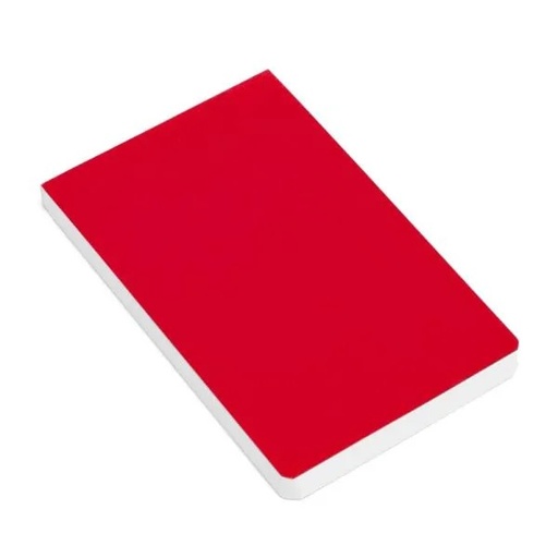[LE-32004] BLOCO PARA ANOTAÇÕES SIMPLES - VERMELHO - 100 FLS