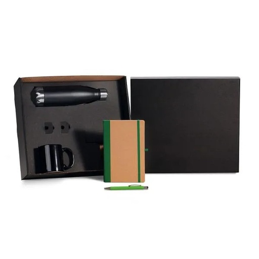 [KT-90530] KIT ESCRITÓRIO - VERDE - 4 PÇS