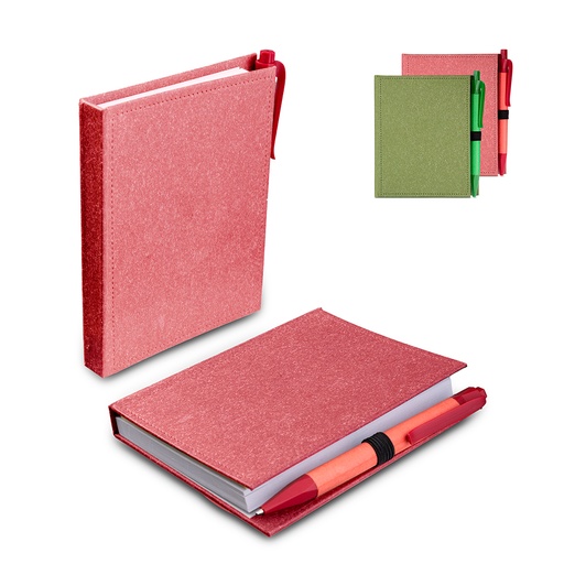 Mini Caderno A6 com caneta (13x11cm)