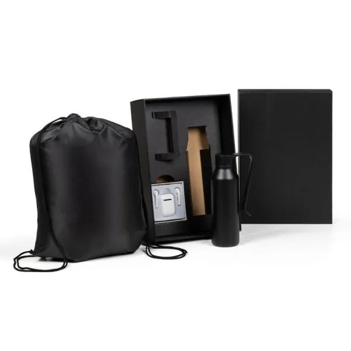 [KT-90580] KIT MOCHILA, GARRAFA E FONE BLUETOOTH - 3 PÇS