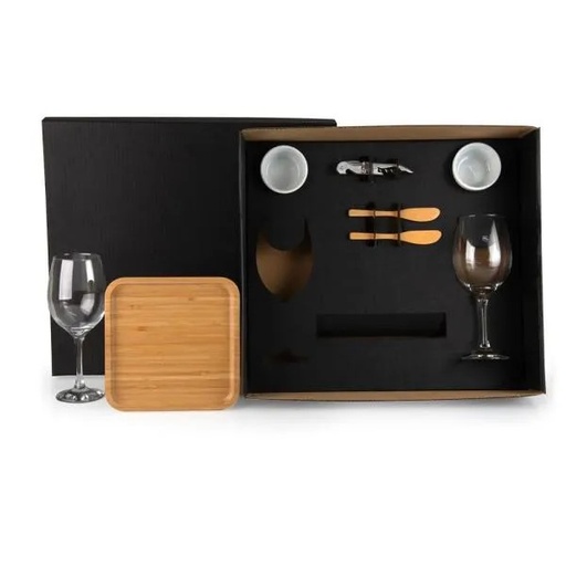 [KT-90247] KIT PARA PETISCO / VINHO - 8 PÇS