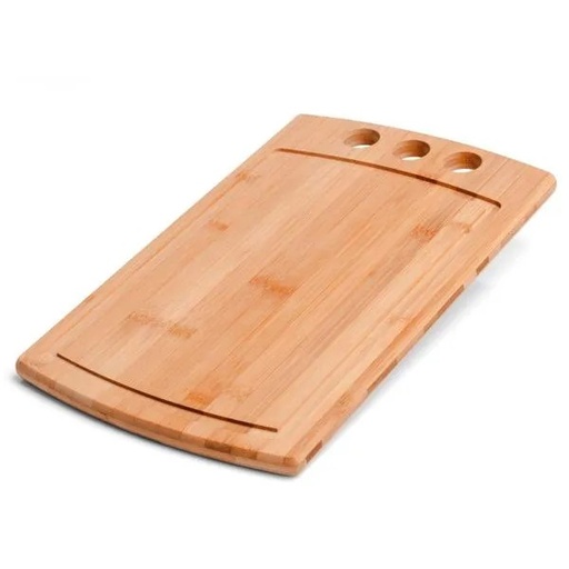 [TA-21003] TÁBUA PARA CHURRASCO EM BAMBU SUPREME 3 FUROS