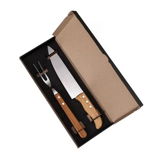 [KF-02833] CONJ. DE FACA 8" E GARFO - 2 PÇS