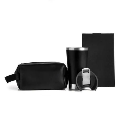 [KT-90318] KIT NECESSAIRE E COPO TÉRMICO - 2 PÇS