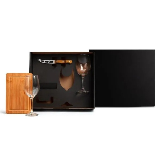[KT-90394] KIT QUEIJO E VINHO - 4 PÇS