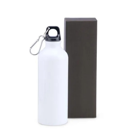 [AS-01510] SQUEEZE EM ALUMÍNIO BRANCO - 500 ML