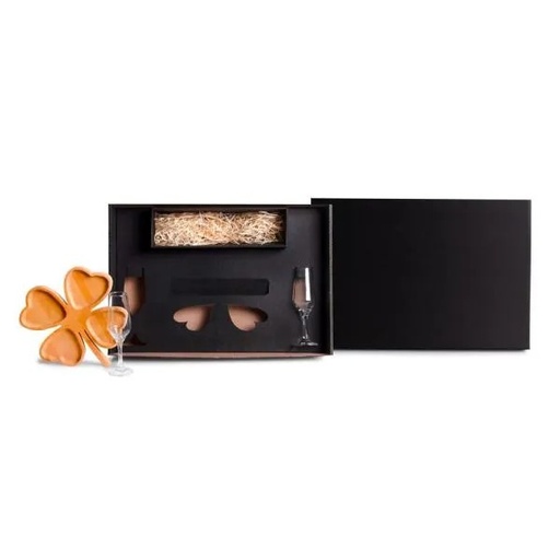 [KT-90337] KIT PETISCO E CHAMPAGNE - 3 PÇS - NÃO ACOMPANHA GARRAFA