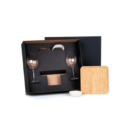 [KT-9020H] KIT P/ PETISCO, PATÊ E VINHO - 5 PÇS