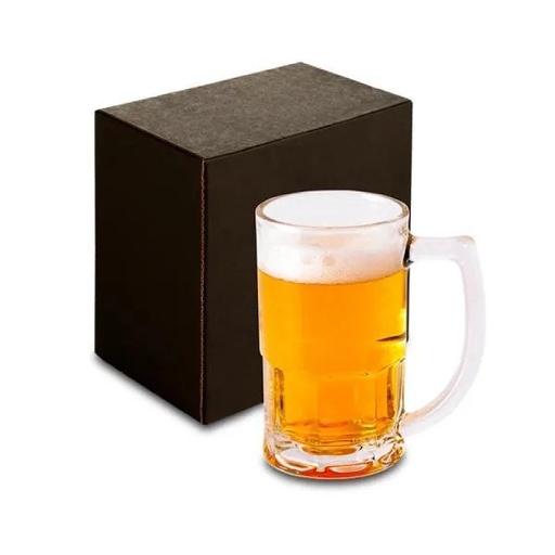 [VI-00340] CANECA DE VIDRO PARA  CHOPP / CERVEJA - 340 ML