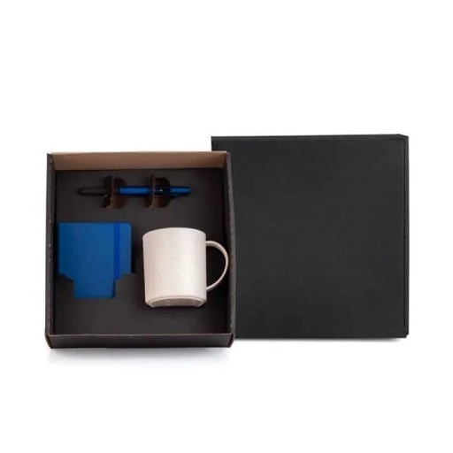 [KT-9041J] CONJ. CANECA, CADERNETA E CANETA - 3 PEÇAS