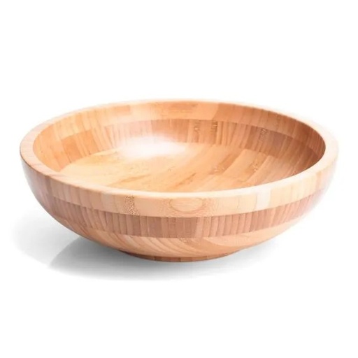 [RE-00633] CUMBUCA REDONDA EM BAMBU DE 400ML