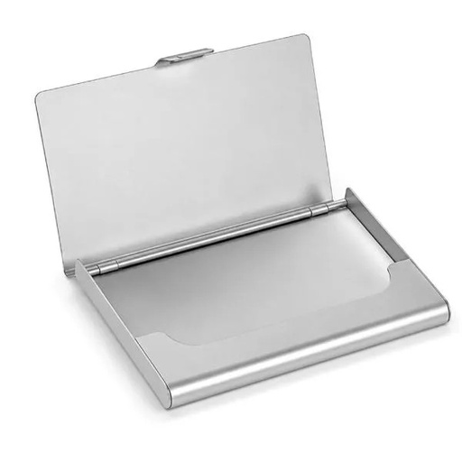 [PC-00020] PORTA-CARTÃO EM ALUMÍNIO FOSCO