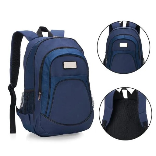 [MA-02303] MOCHILA AZUL EM POLYESTER 1680D / 600D