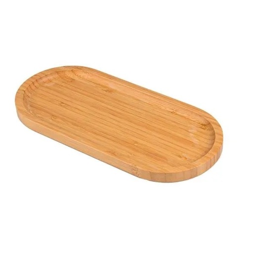 [BT-02263] BANDEJA EM BAMBU PARA SERVIR - 26X12X1,7CM
