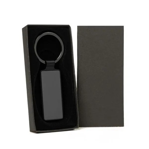 [CH-00708] CHAVEIRO EM METAL - CINZA/PRETO