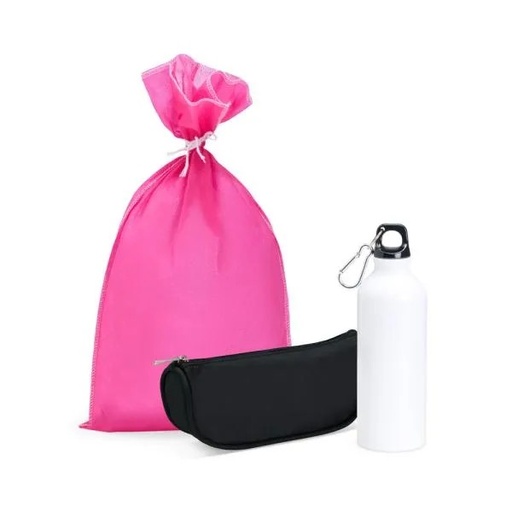[KT-90415] KIT GARRAFA E NECESSAIRE - 2 PÇS