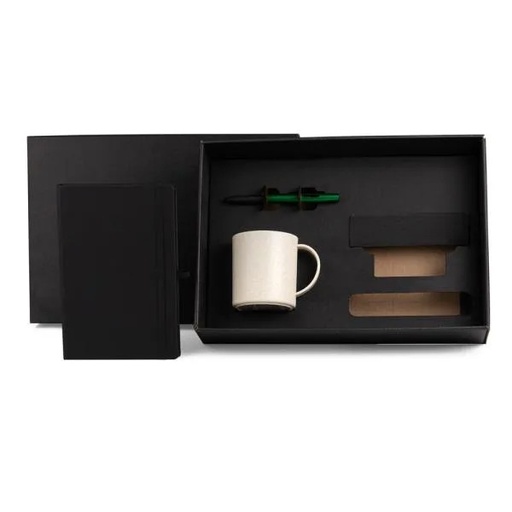[KT-9044L] CONJ. CANECA, CADERNETA E CANETA - 3 PEÇAS