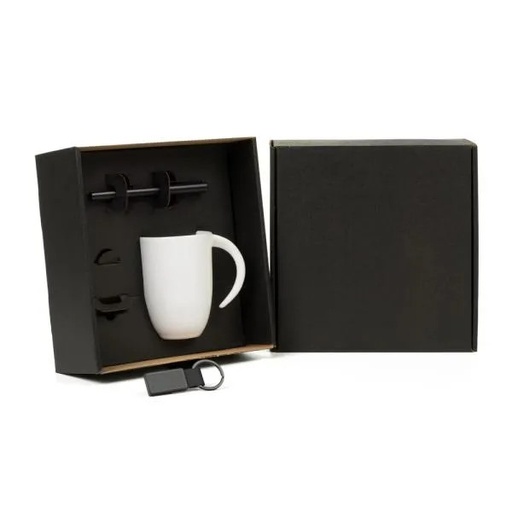 [KT-90550] KIT CANECA, CANETA E CHAVEIRO - 3 PÇS