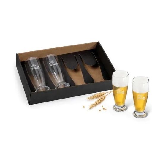 [VI-00224] JOGO DE COPOS VIDRO P / CERVEJA / DRINK 200 ML - 4 PÇS