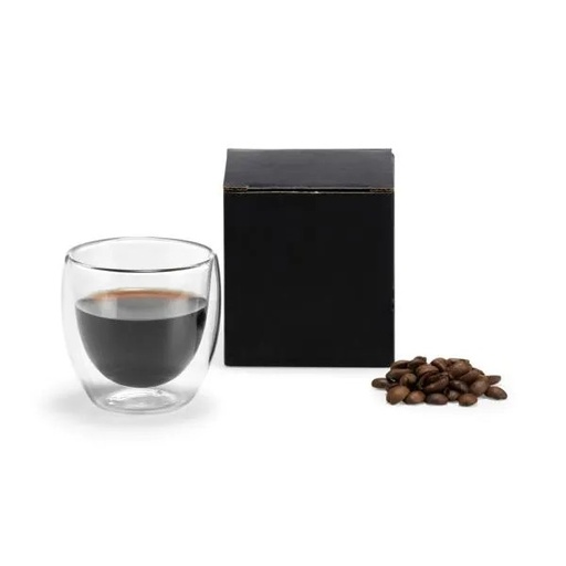 [VI-01100] COPO EM VIDRO PAREDE DUPLA - 100 ML